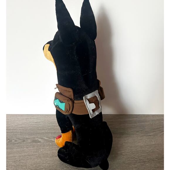 Disney Store PIXAR UP Alpha Talking Dog Plush Doberman Dog Stuff Tested Rare - Picture 4 of 6